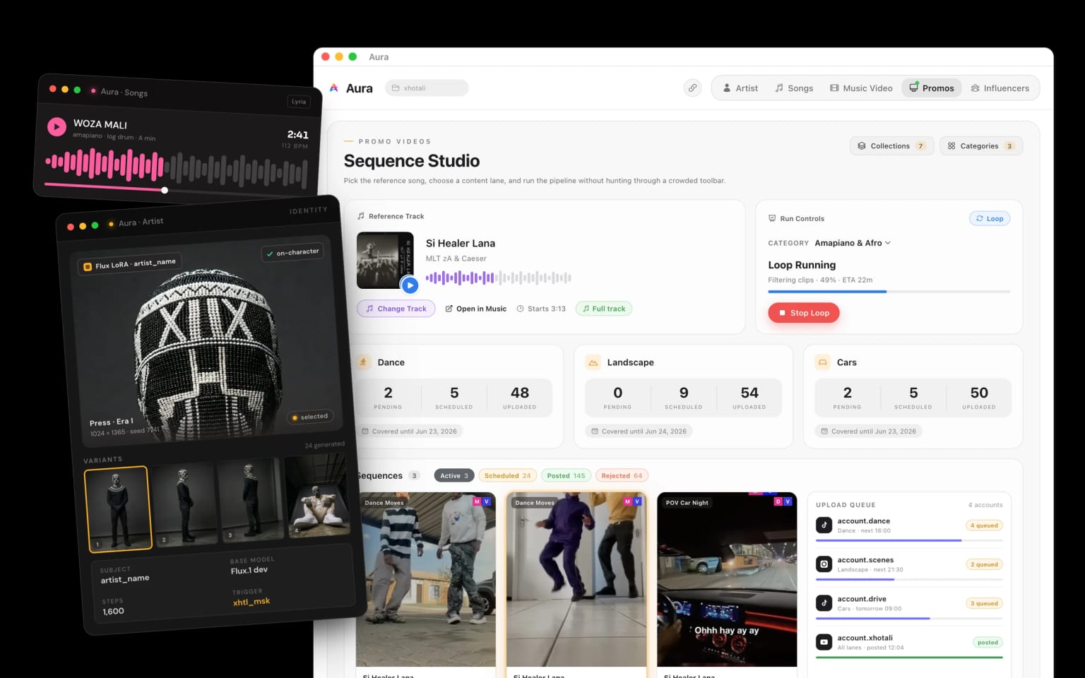 Aura interface preview