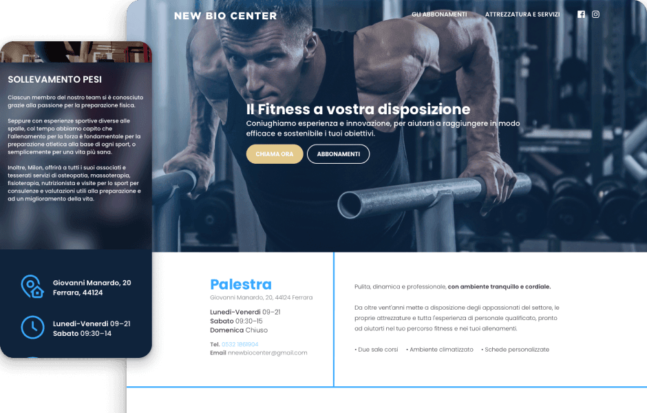 New Bio Center interface preview